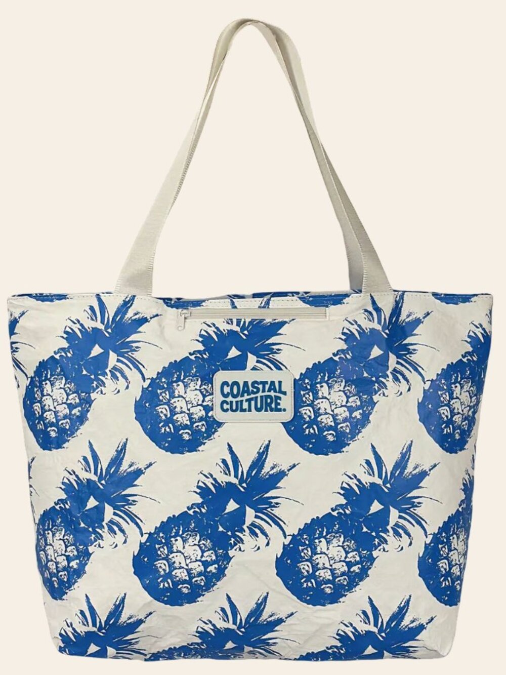 Everyday Tote Bag in Pineapple - Coastal Culture - Beach Sunshine Sand Pool
